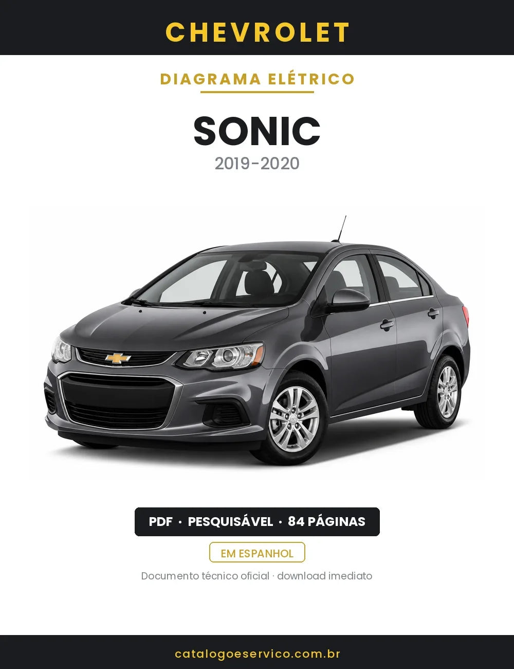 Diagrama Elétrico Chevrolet Sonic — capa