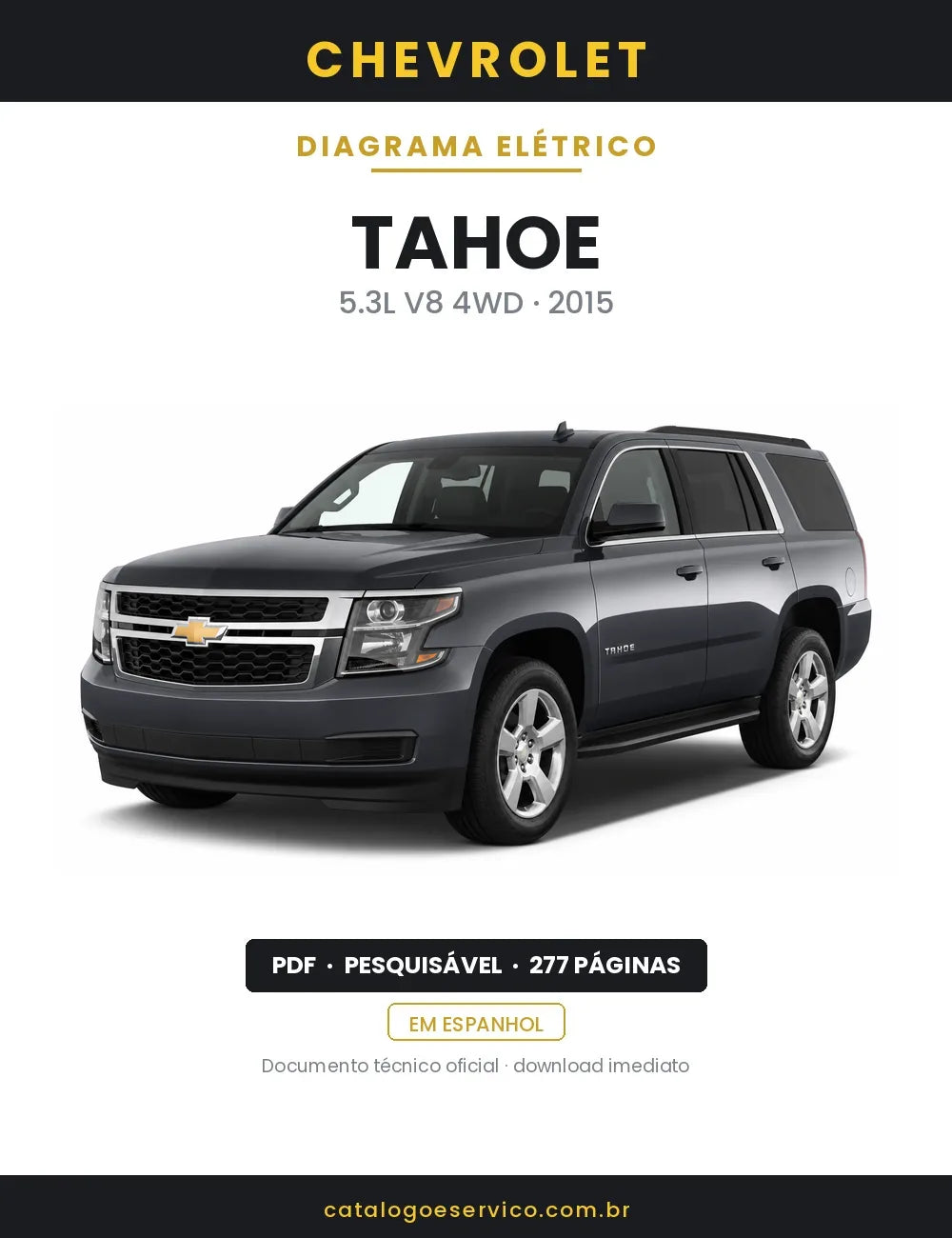 Diagrama Elétrico Chevrolet Tahoe — capa