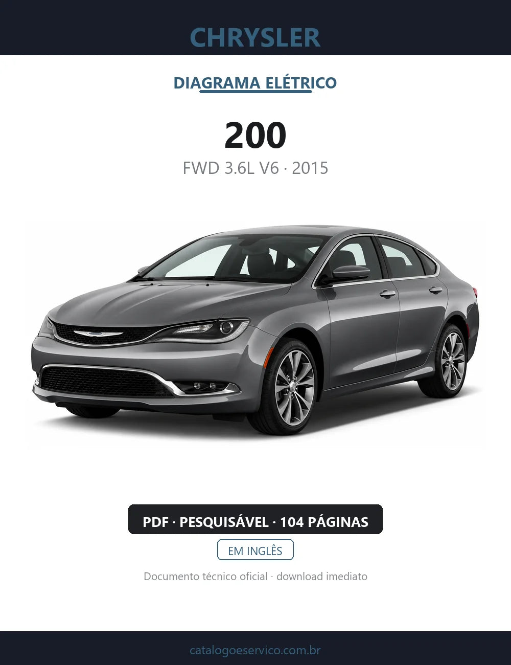 Diagrama Elétrico Chrysler 200 — capa