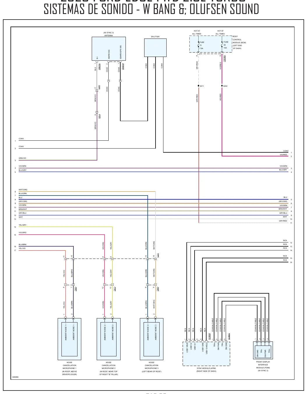 Diagrama Elétrico Ford Edge — prancha de circuito 2