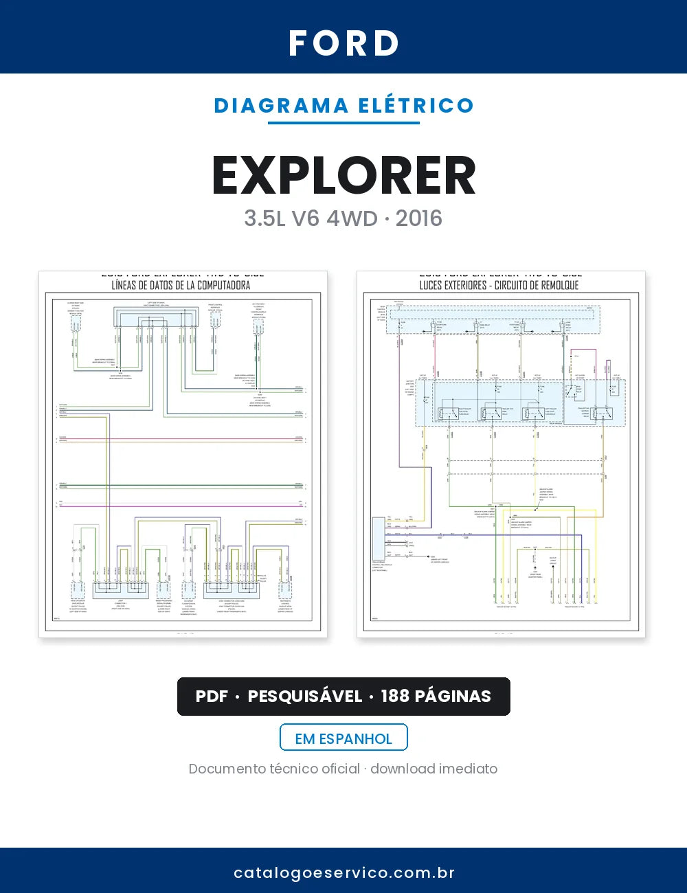 Diagrama Elétrico Ford Explorer — capa