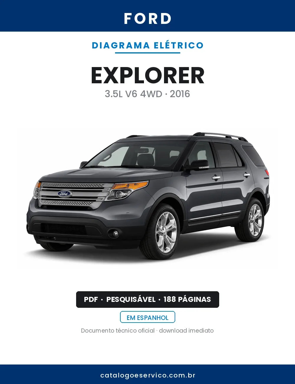 Diagrama Elétrico Ford Explorer — capa