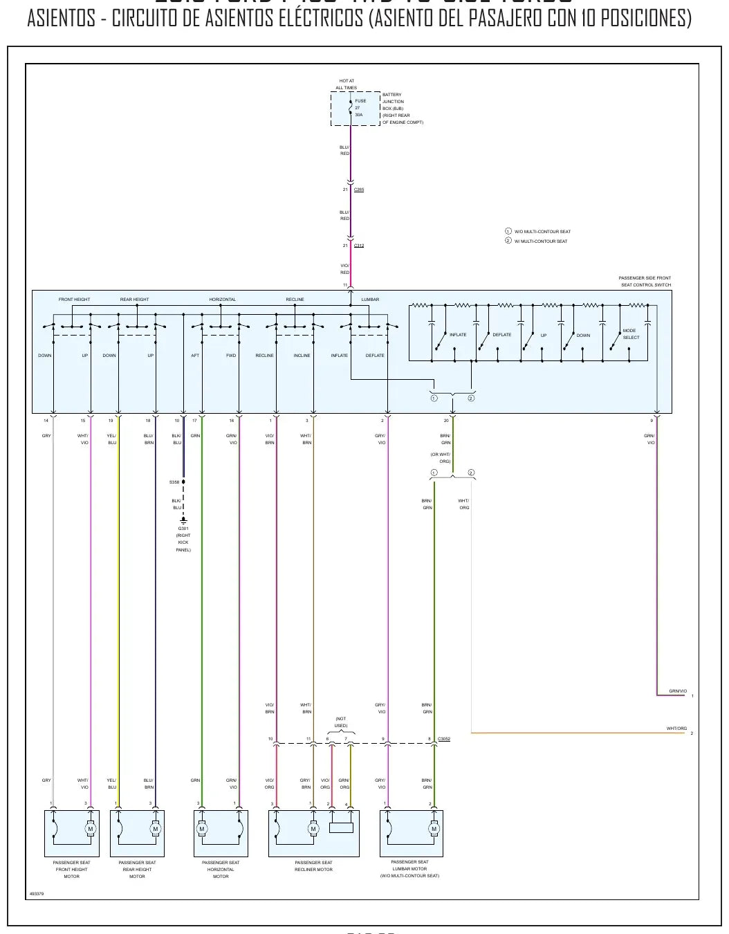 Diagrama Elétrico Ford F-150 — prancha de circuito 1