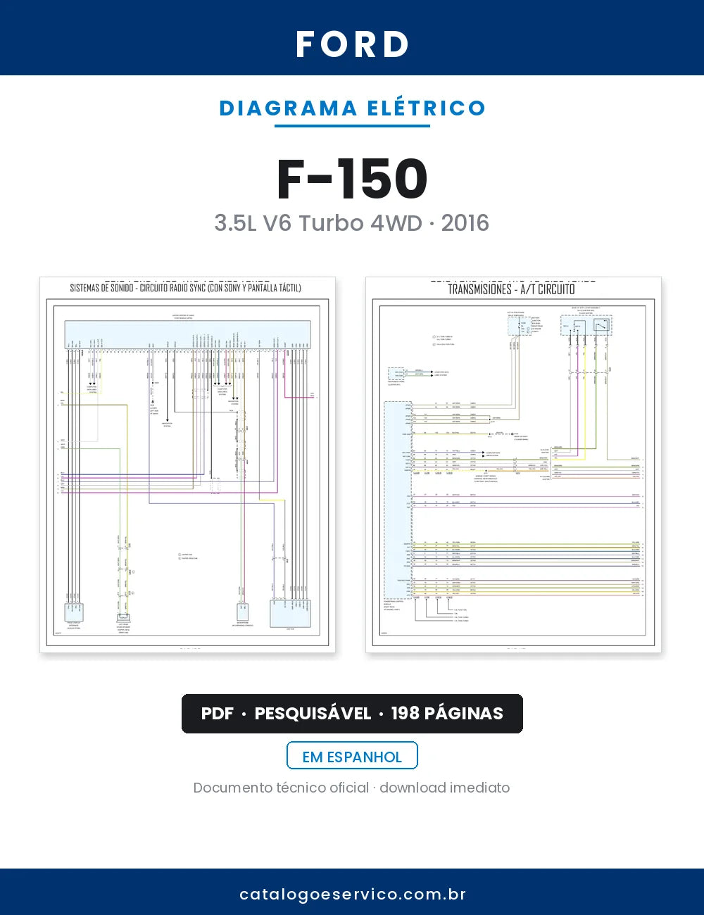 Diagrama Elétrico Ford F-150 — capa