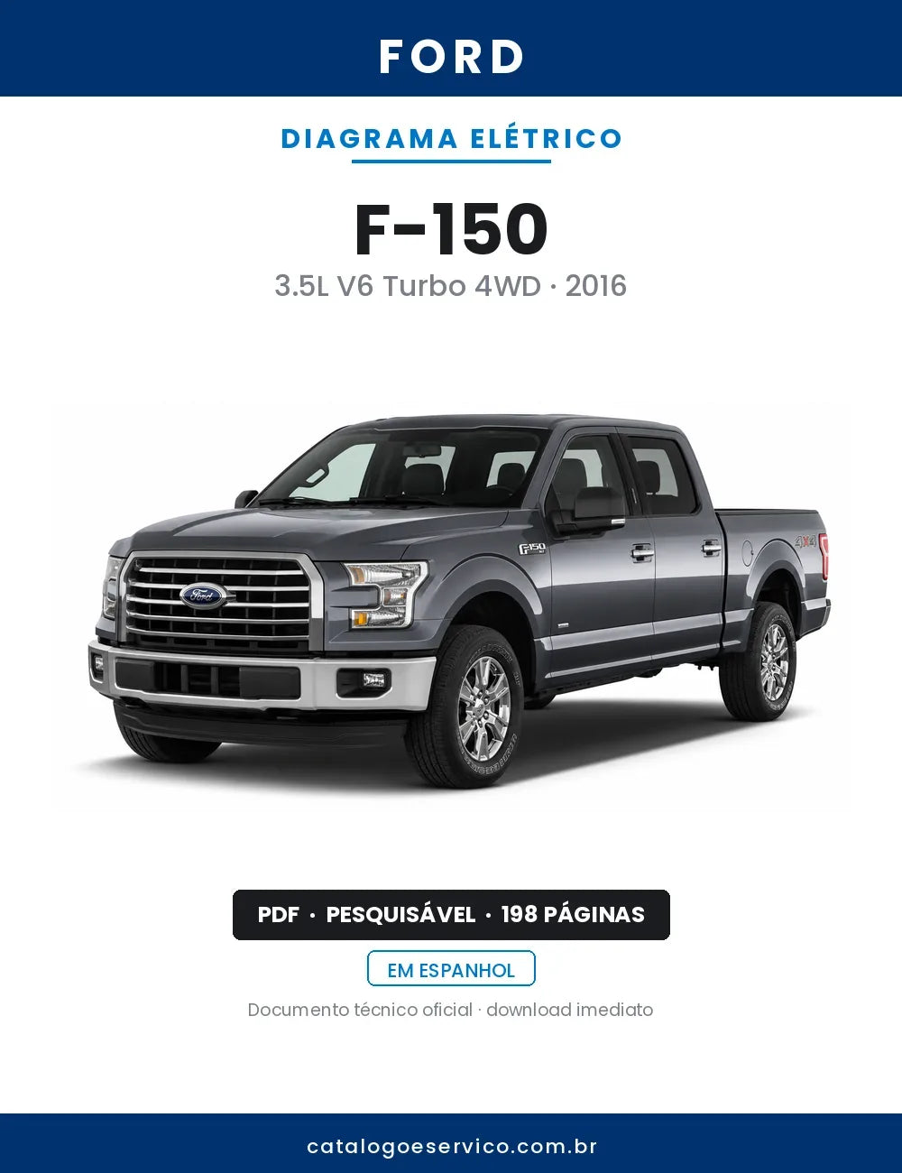 Diagrama Elétrico Ford F-150 — capa