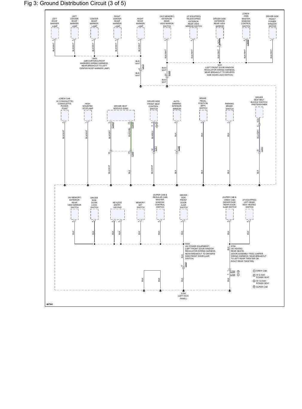 Diagrama Elétrico Ford F 250 Super Duty King Ranch 6.7L 2015 — Todo o elétrico da F-250 Super Duty King Ranch - diagrama 1