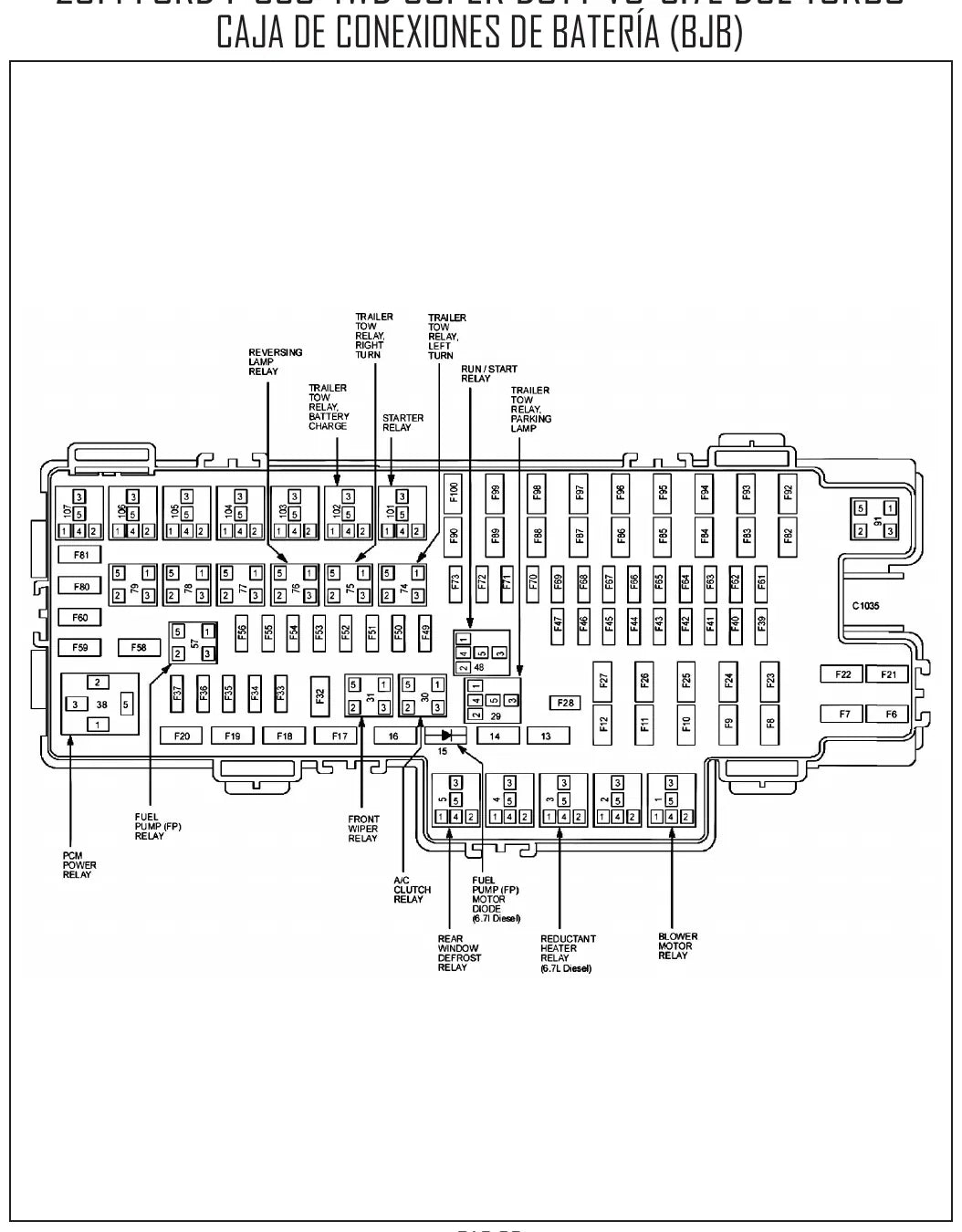 Diagrama Elétrico Ford F-350 Super Duty — prancha de circuito 2