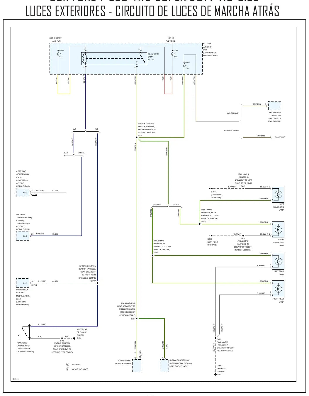 Diagrama Elétrico Ford F-550 Super Duty — prancha de circuito 3