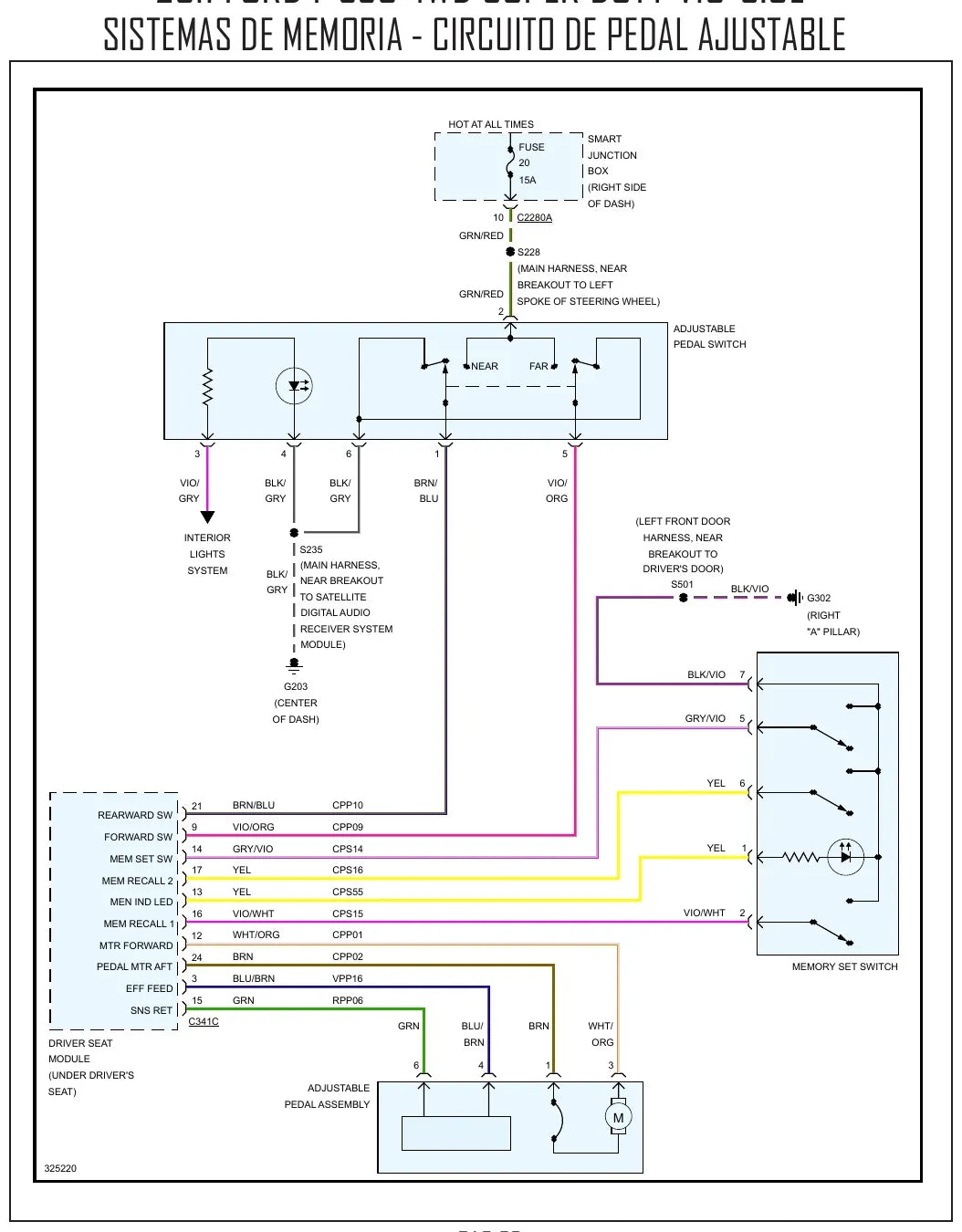 Diagrama Elétrico Ford F-550 Super Duty — prancha de circuito 4