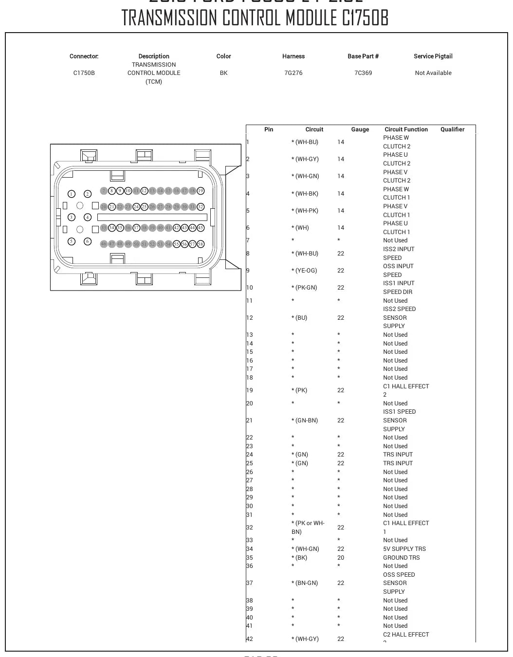 Diagrama Elétrico Ford Focus — prancha de circuito 4