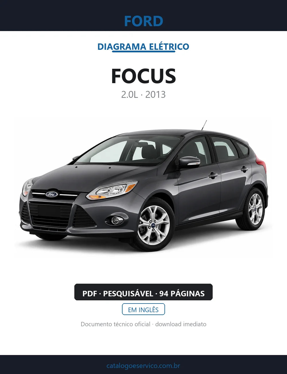 Diagrama Elétrico Ford Focus — capa