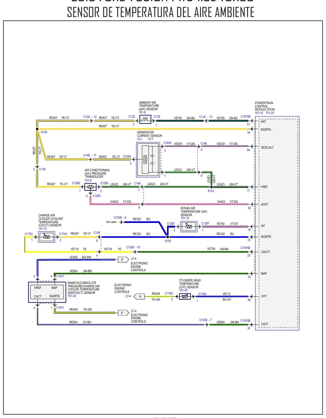 Diagrama Elétrico Ford Fusion — prancha de circuito 3
