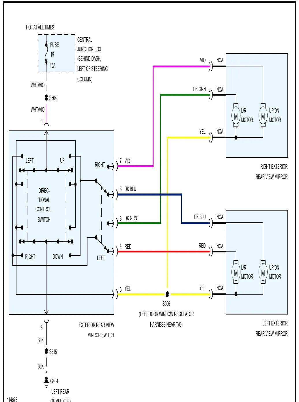 Diagrama Elétrico Ford Mustang — prancha de circuito 1