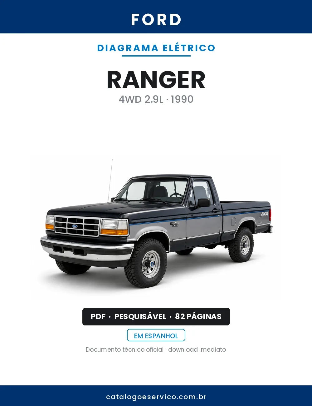 Diagrama Elétrico Ford Ranger — capa
