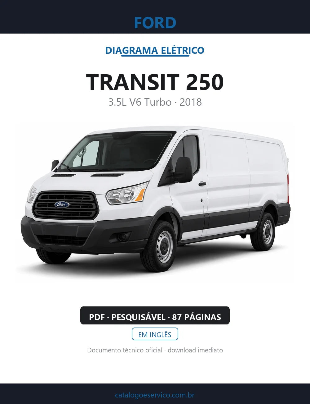Diagrama Elétrico Ford Transit 250 — capa