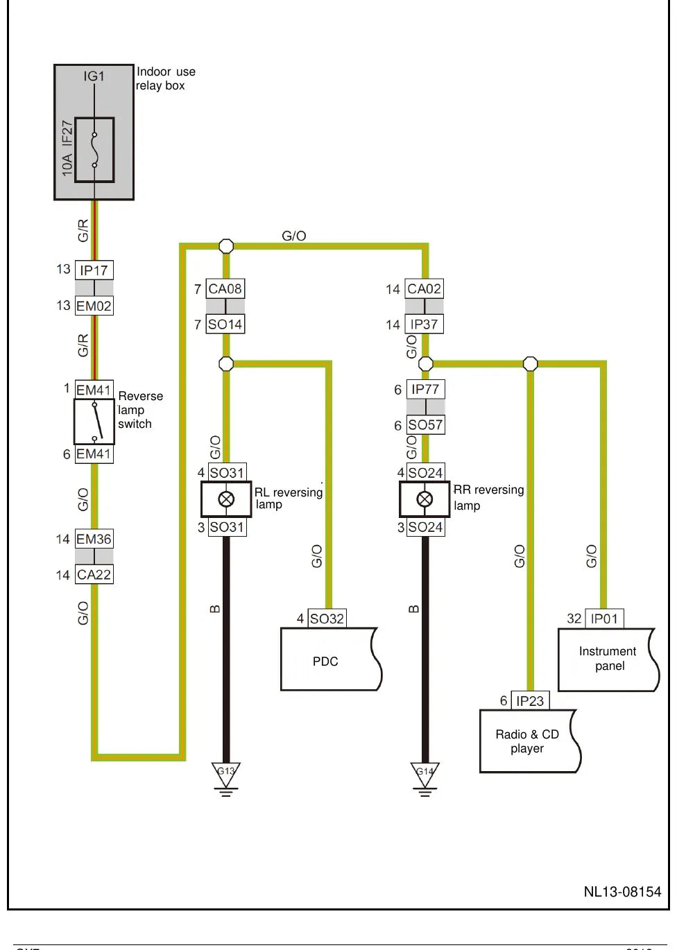 Diagrama Elétrico Geely Emgrand X7 — prancha de circuito 4