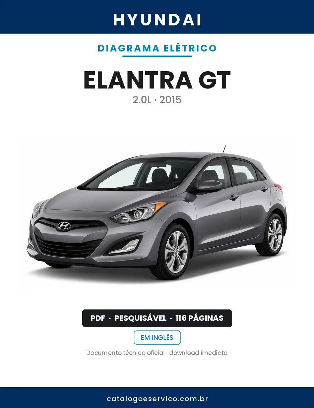 Diagrama Elétrico Hyundai Elantra GT — capa