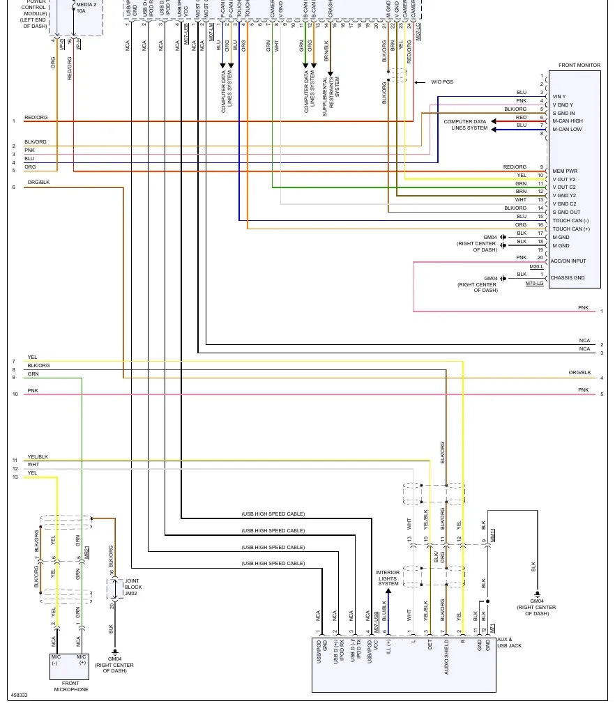 Diagrama Elétrico Hyundai Genesis — prancha de circuito 2