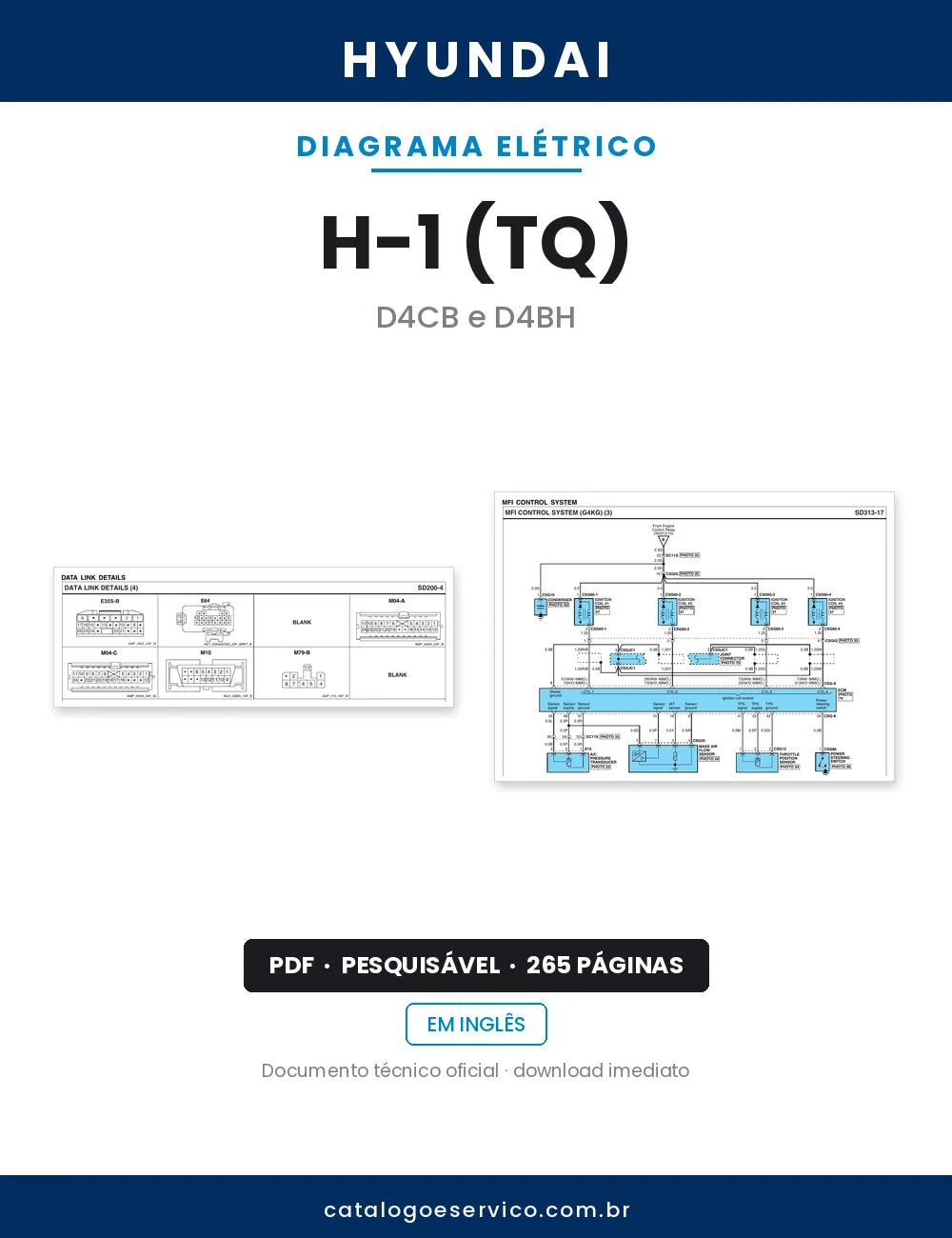Diagrama Elétrico Hyundai H-1 (TQ) — capa