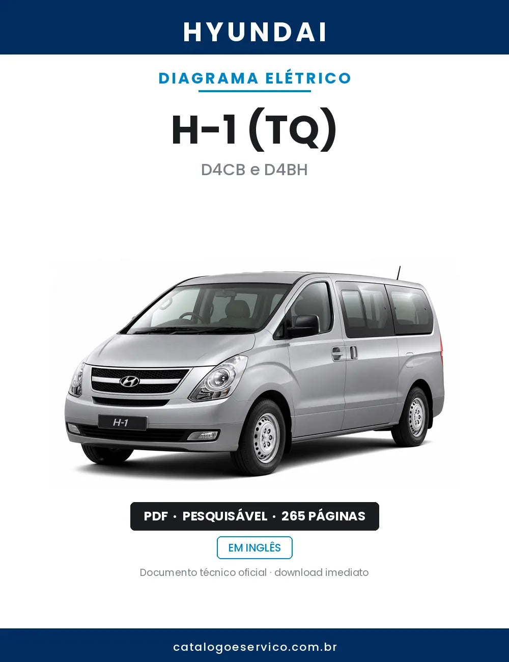 Diagrama Elétrico Hyundai H-1 (TQ) — capa