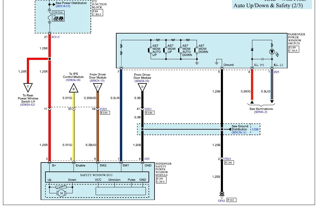 Diagrama Elétrico Hyundai Santa Fe — prancha de circuito 4