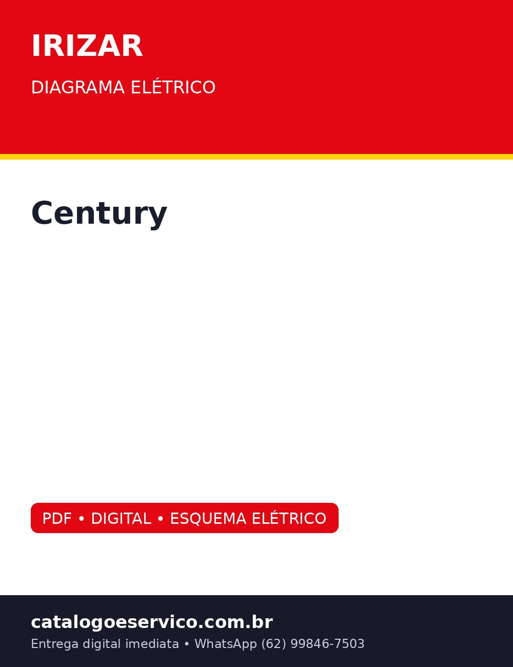 Diagrama Elétrico Irizar Century — 172 paginas e interface para MB, VW, Volvo