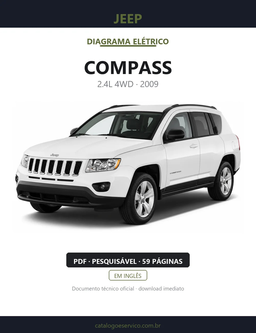 Diagrama Elétrico Jeep Compass — capa