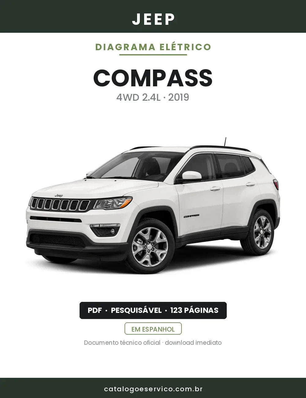 Diagrama Elétrico Jeep Compass — capa