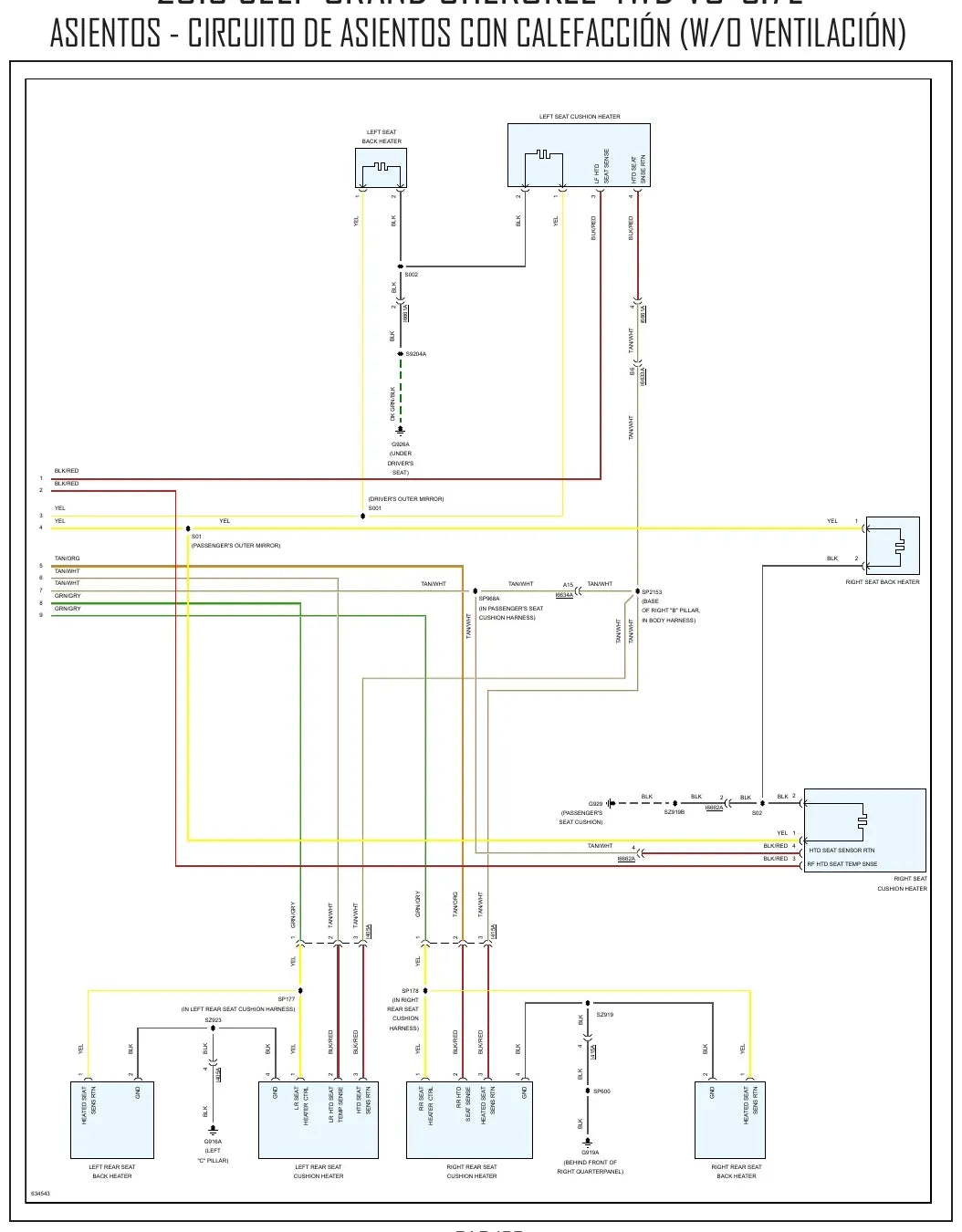 Diagrama Elétrico Jeep Grand Cherokee — prancha de circuito 2
