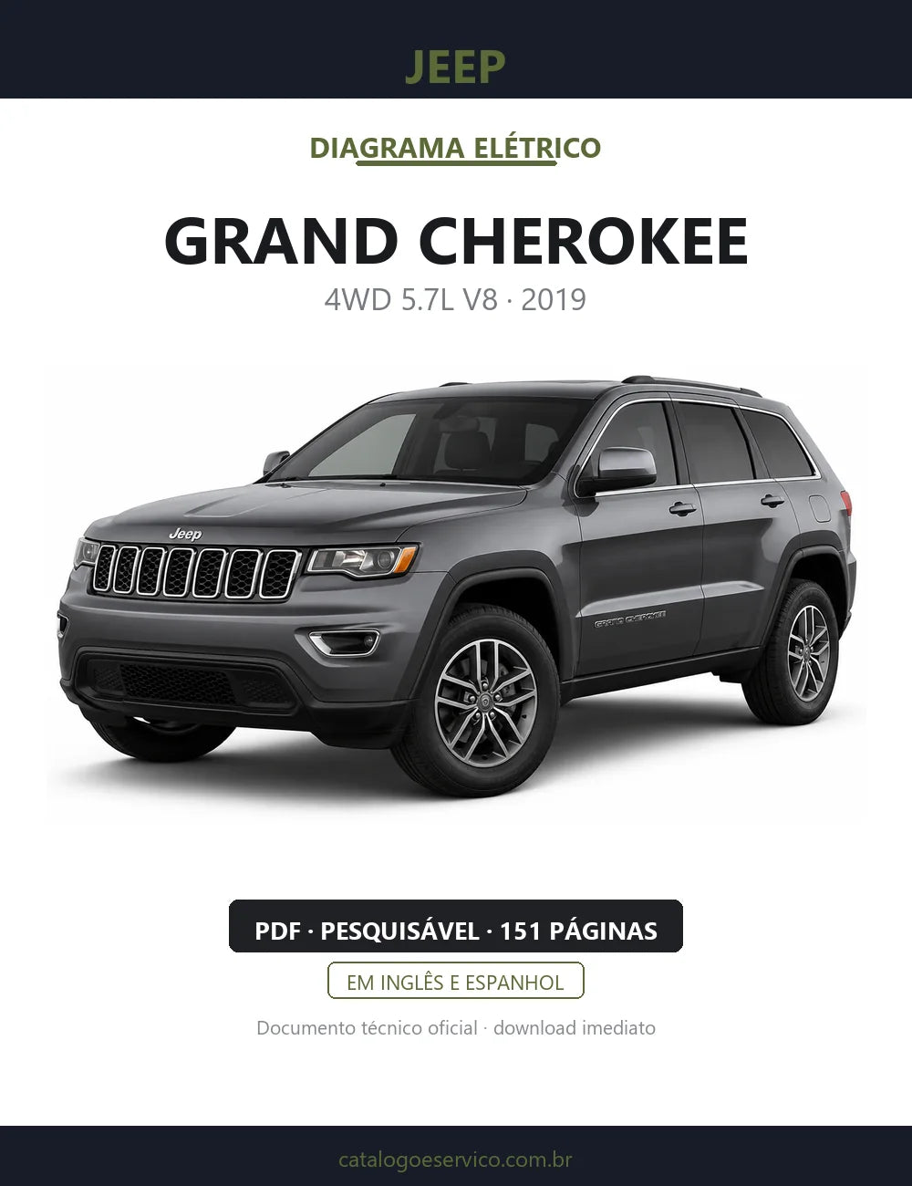 Diagrama Elétrico Jeep Grand Cherokee — capa