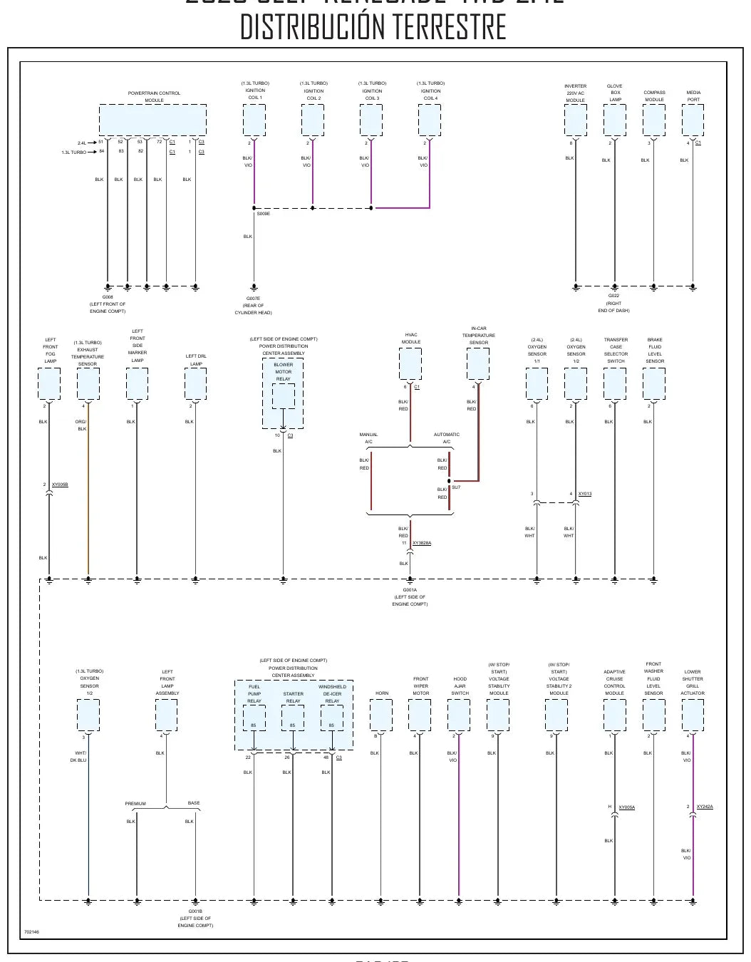 Diagrama Elétrico Jeep Renegade — prancha de circuito 4