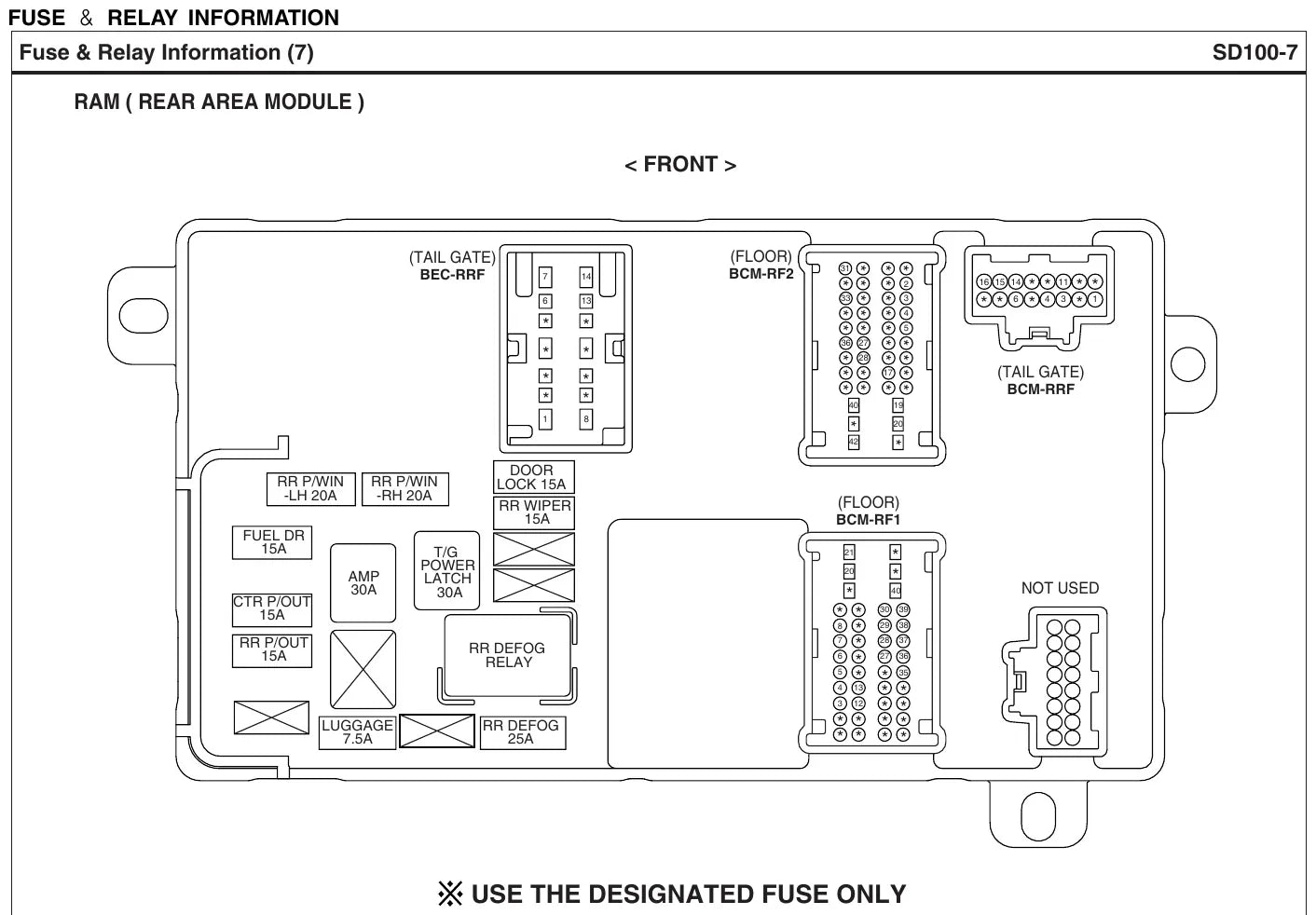 Diagrama Elétrico Kia Mohave (Borrego) — prancha de circuito 1