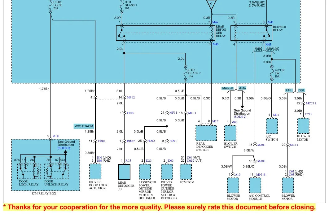 Diagrama Elétrico Kia Picanto — prancha de circuito 3
