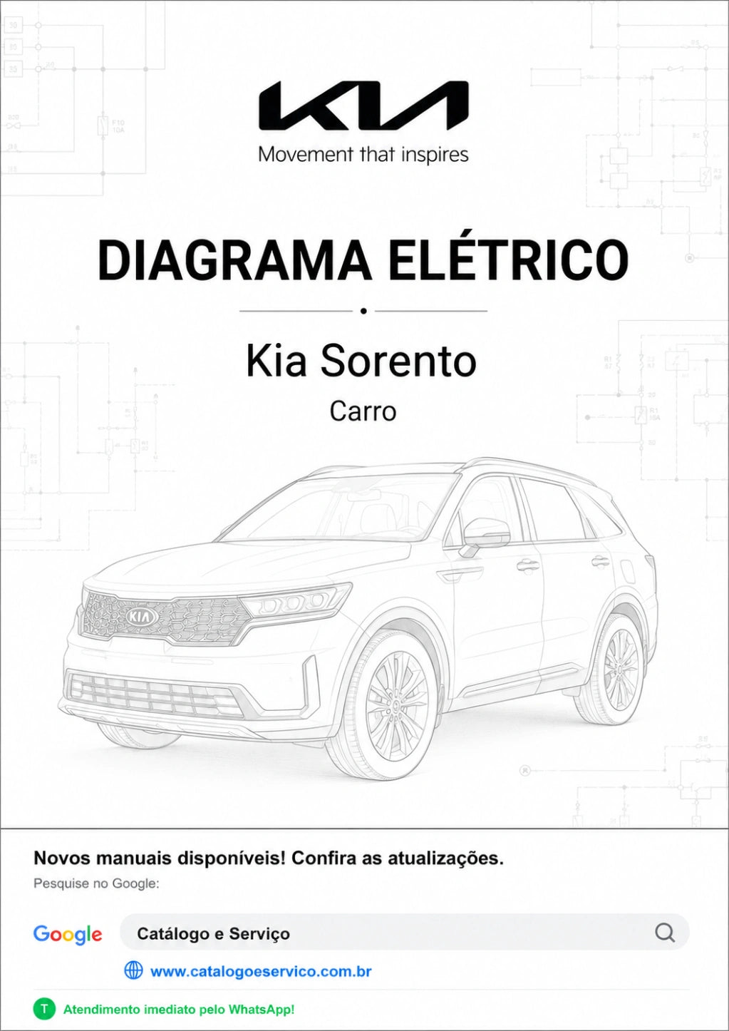 Diagrama Elétrico Kia Sorento - Carro