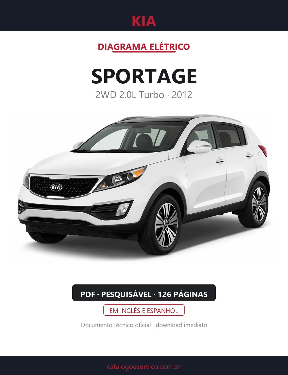 Diagrama Elétrico Kia Sportage — capa