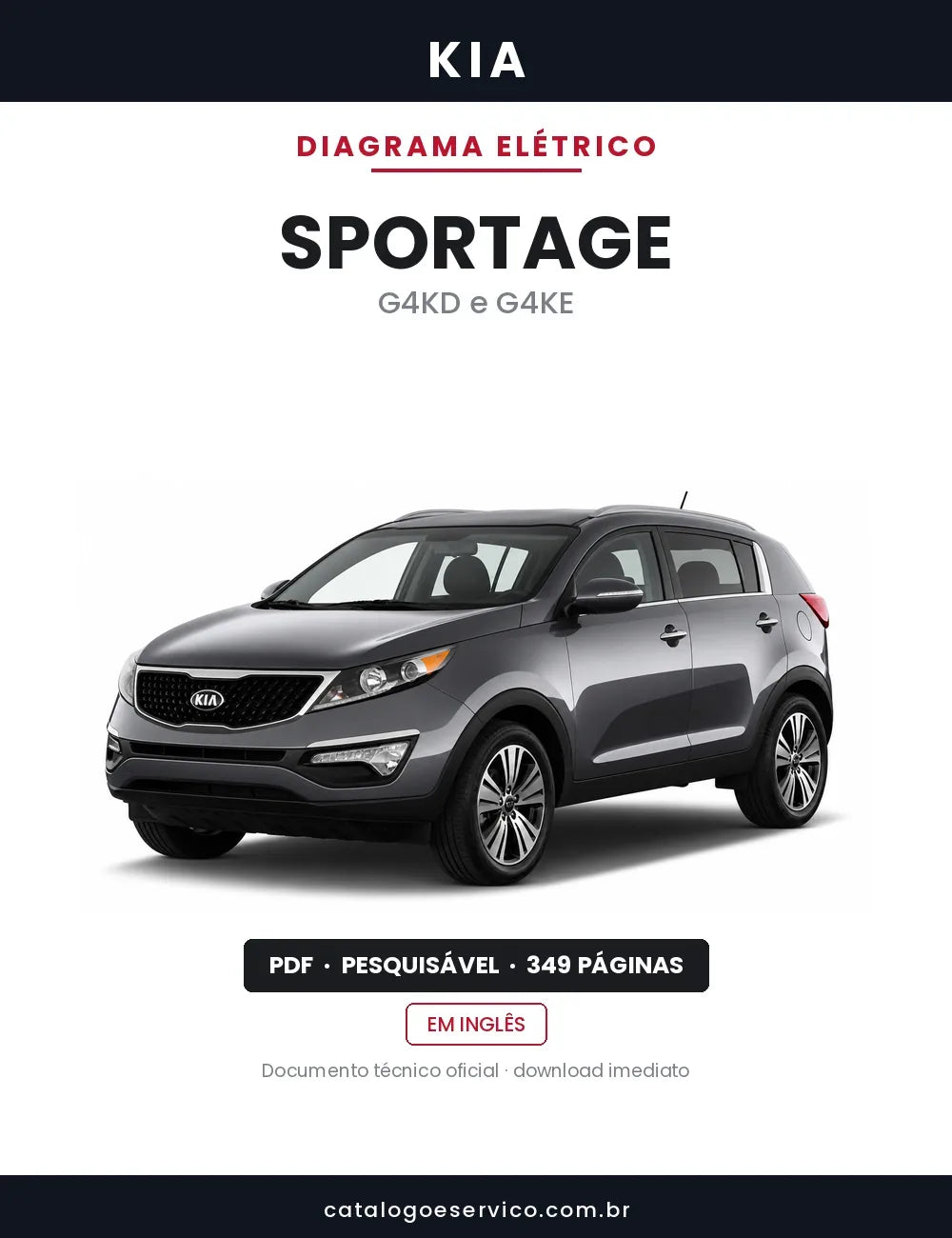 Diagrama Elétrico Kia Sportage — capa