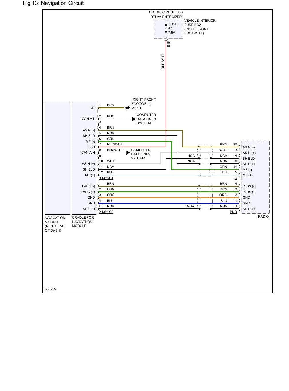Diagrama Elétrico Mercedes-Benz CLA250 Base 2.0L 2017 — Mercedes CLA250 2017: diagrama por sistema, do COMAND - diagrama 2