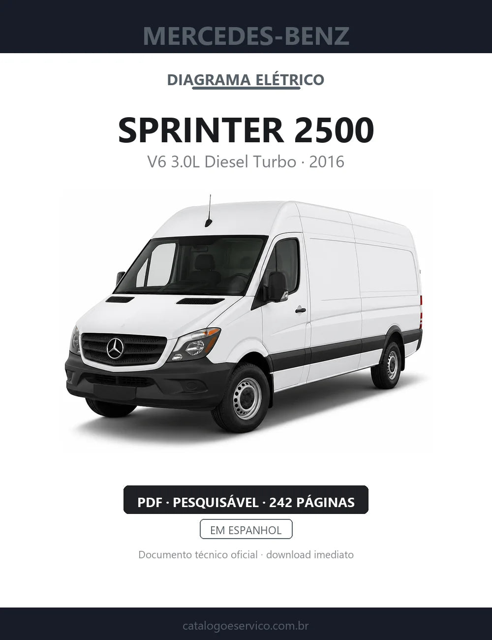 Diagrama Elétrico Mercedes-Benz Sprinter 2500 — capa