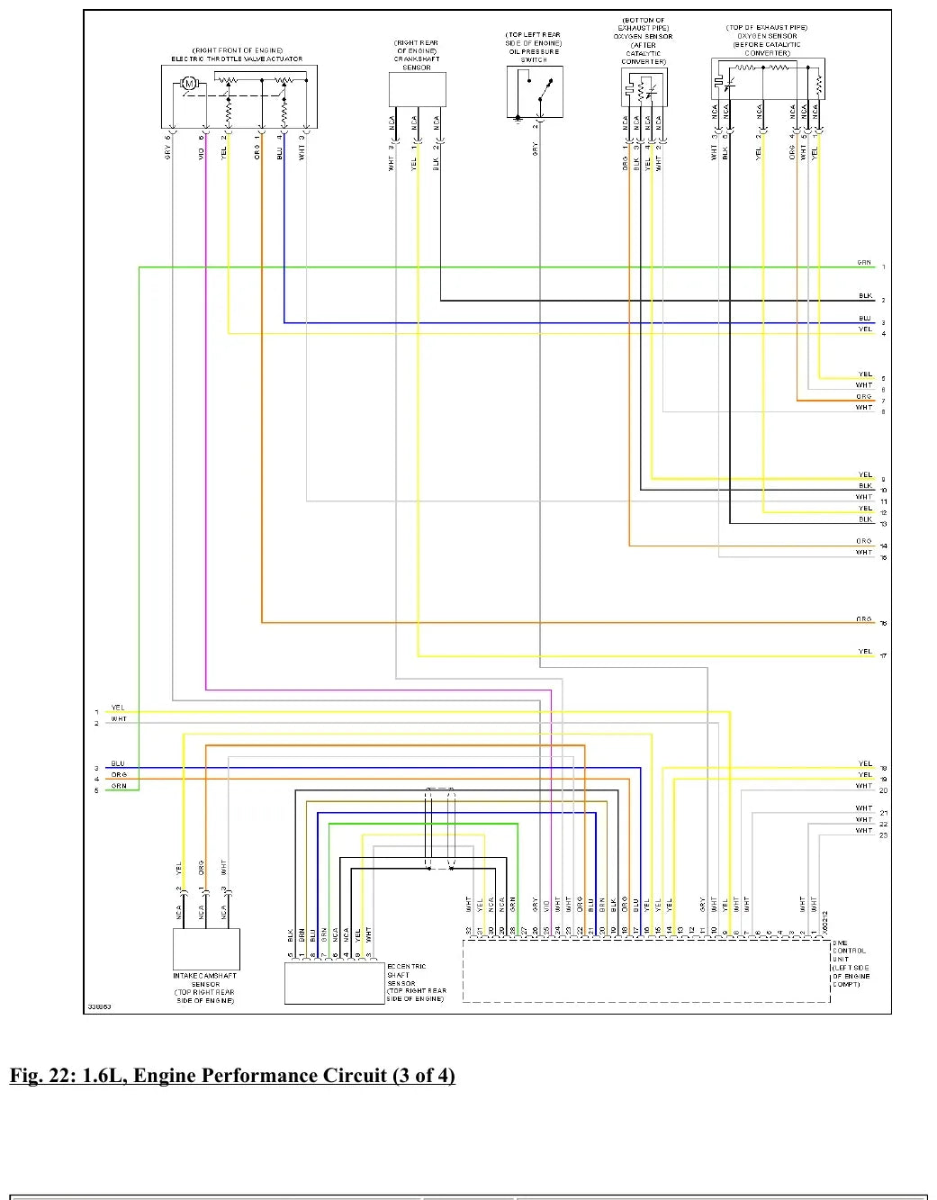 Diagrama Elétrico MINI Cooper — prancha de circuito 3