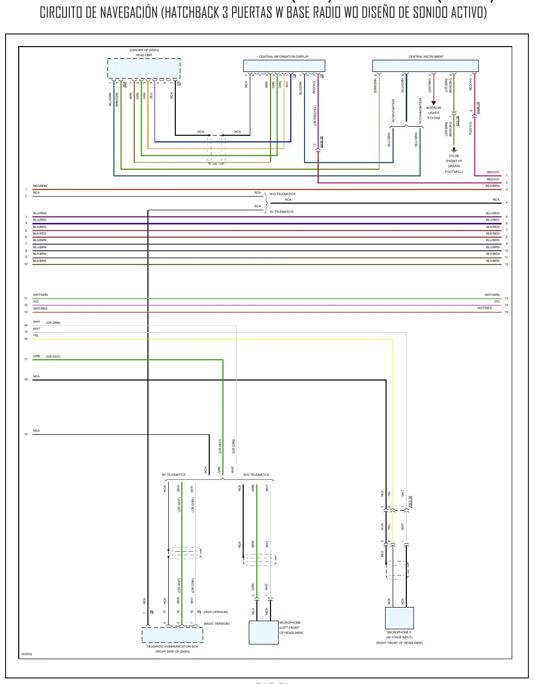 Diagrama Elétrico MINI Cooper F56 — prancha de circuito 4