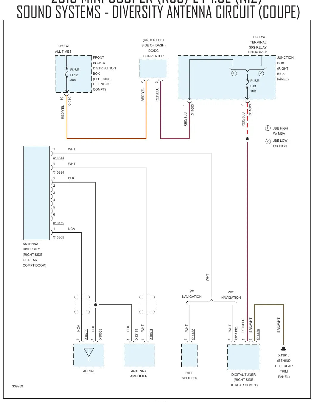 Diagrama Elétrico MINI Cooper R56 — prancha de circuito 2