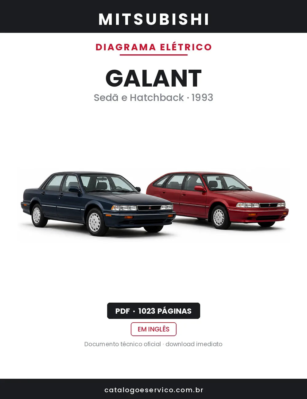 Diagrama Elétrico Mitsubishi Galant — capa