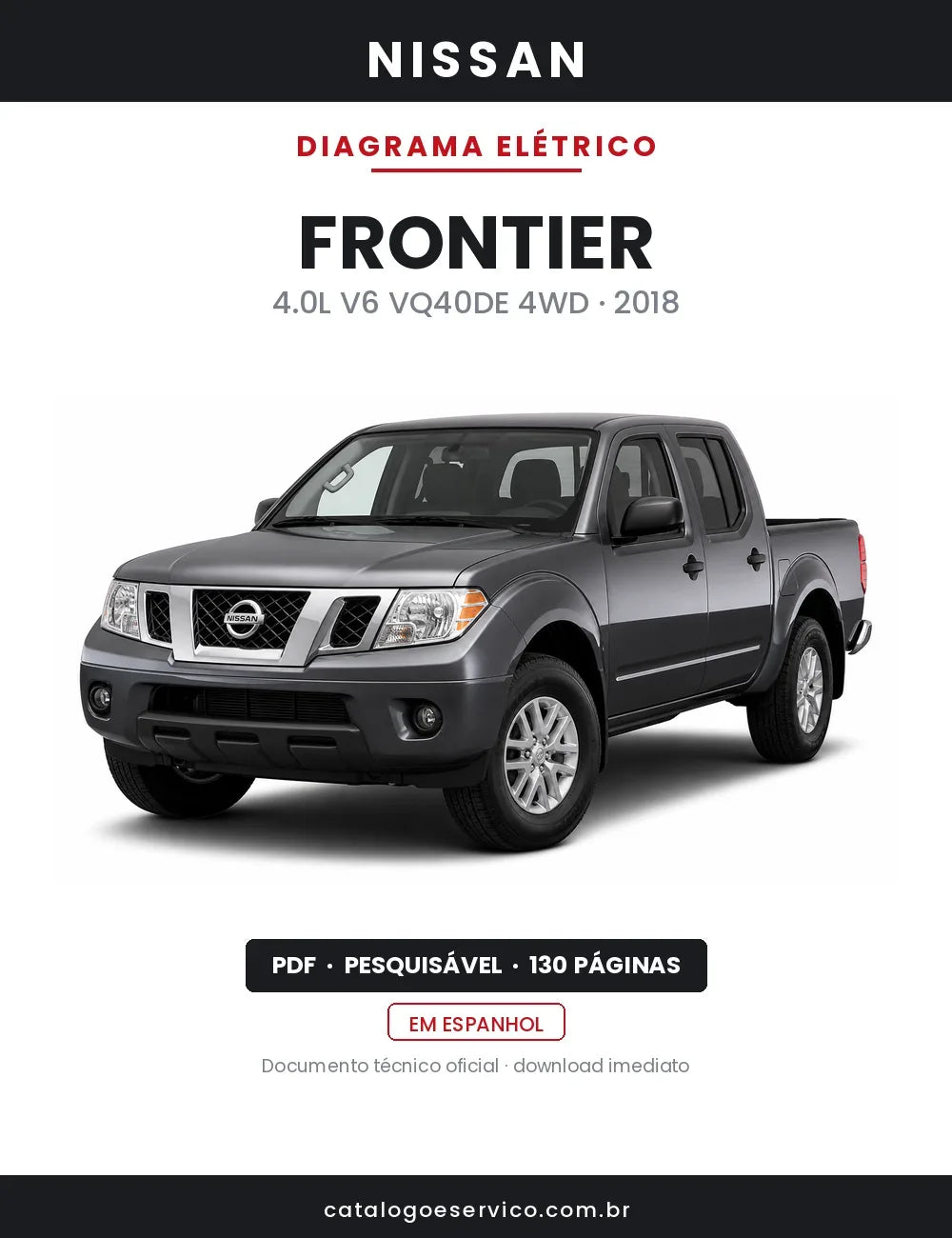 Diagrama Elétrico Nissan Frontier — capa