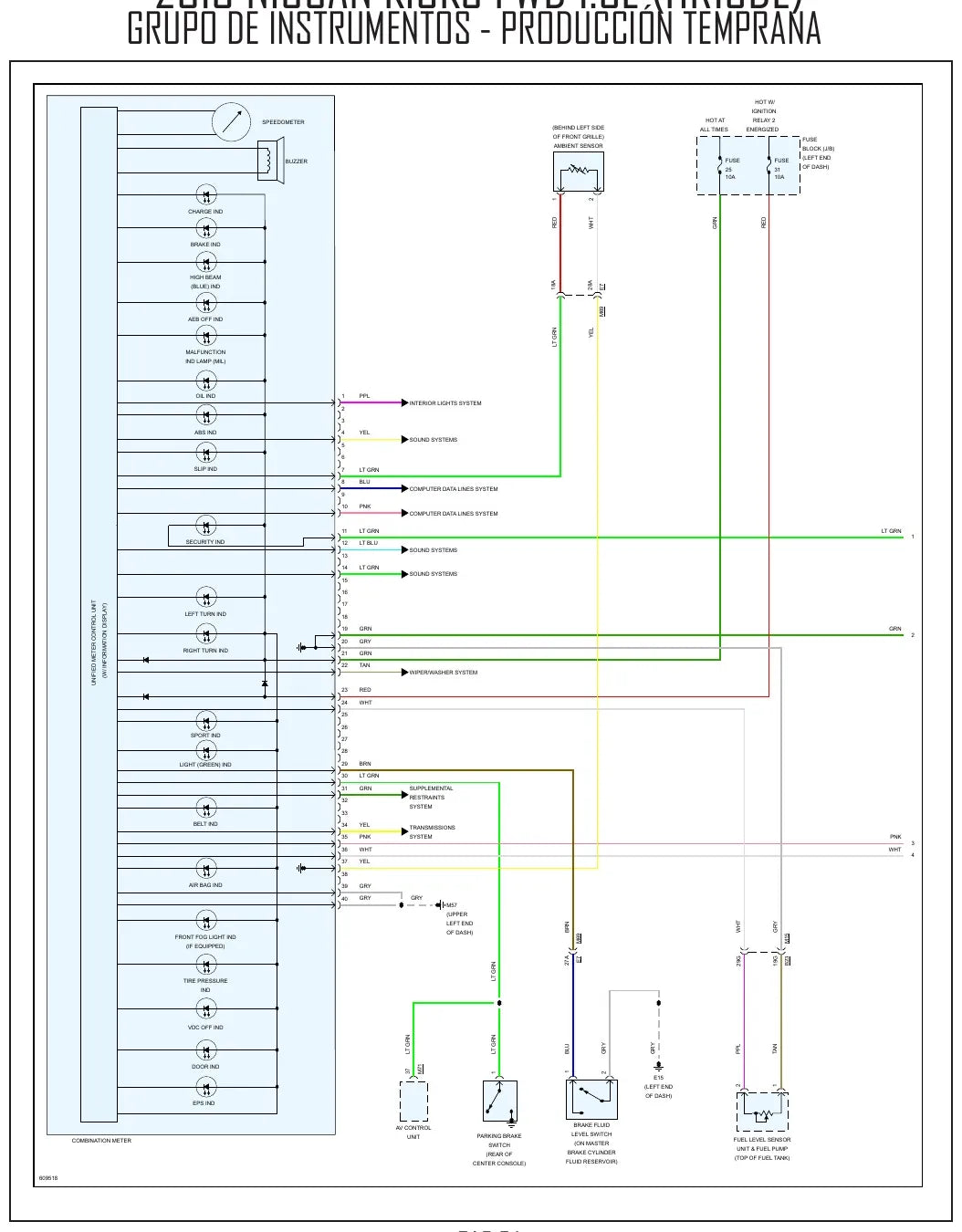 Diagrama Elétrico Nissan Kicks — prancha de circuito 4