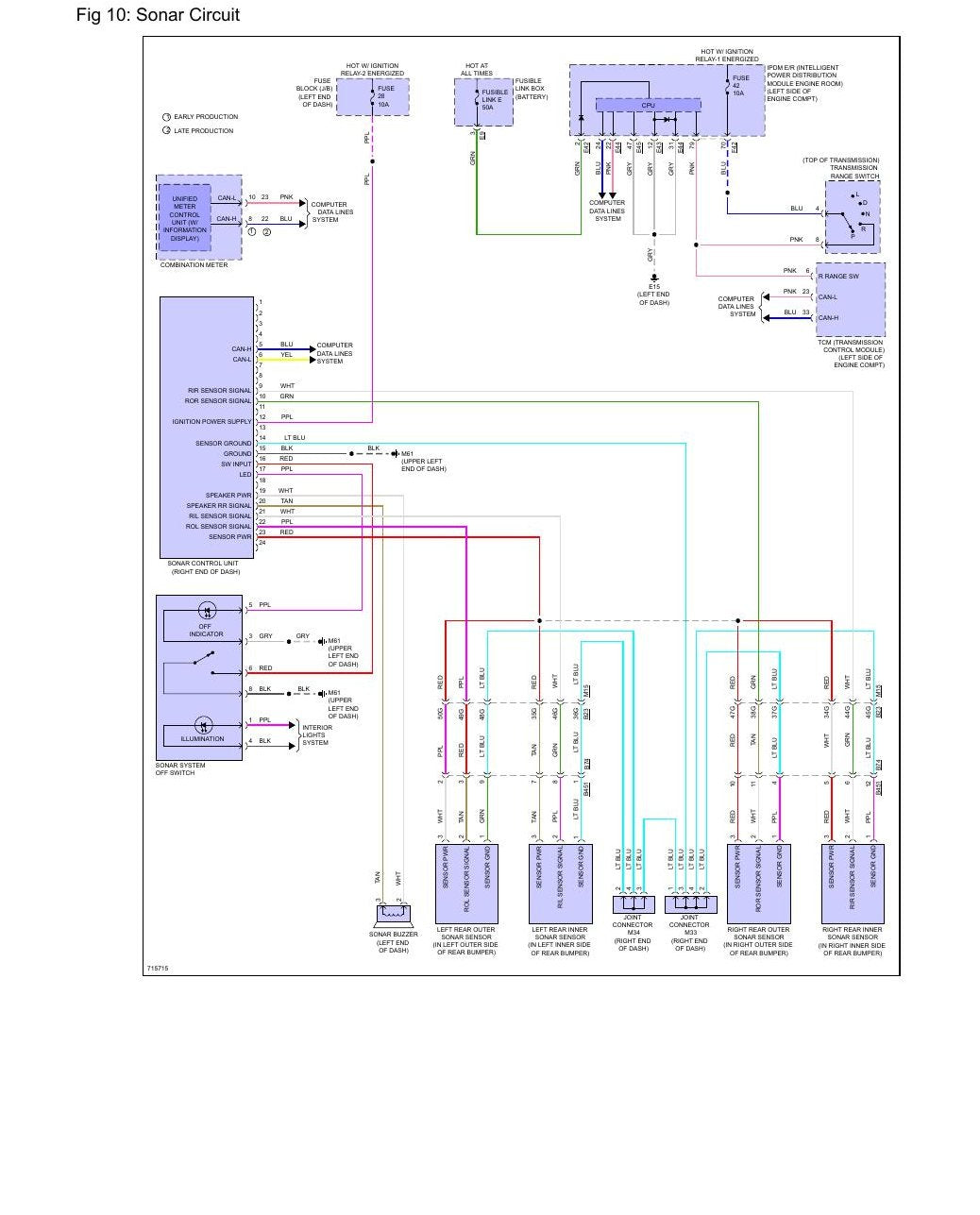Diagrama Elétrico Nissan Kicks S 1.6L 2020 — 2020: o diagrama com ADAS, frenagem AEB e visão - diagrama 2