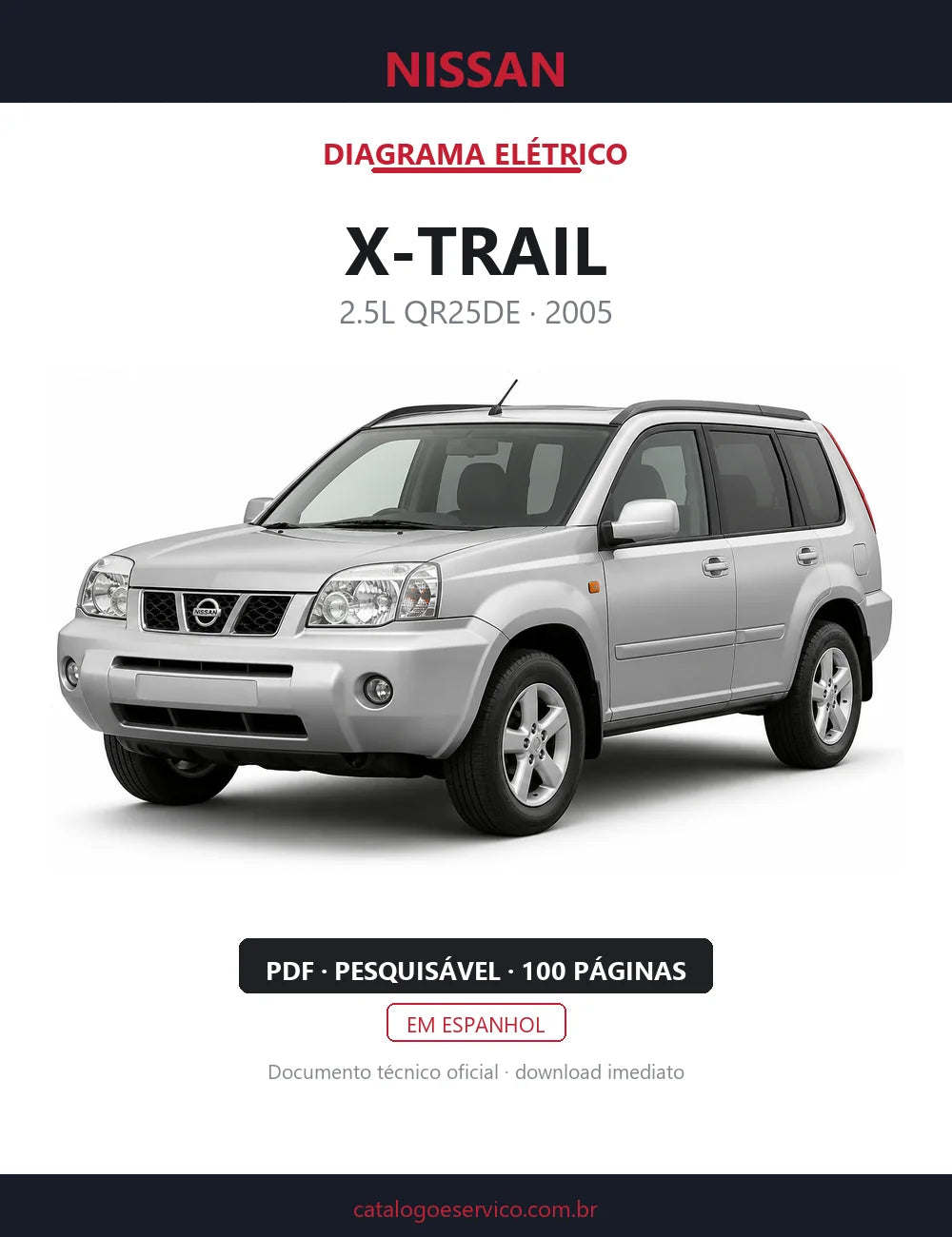 Diagrama Elétrico Nissan X-Trail — capa