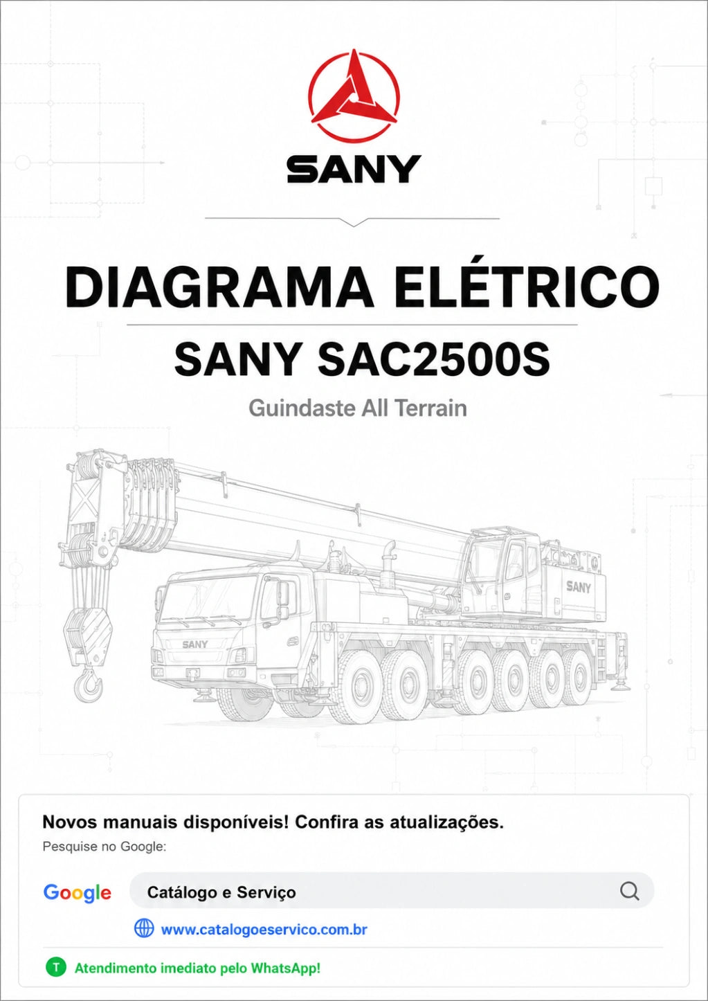 Diagrama Elétrico Sany SAC2500S - Guindaste All Terrain