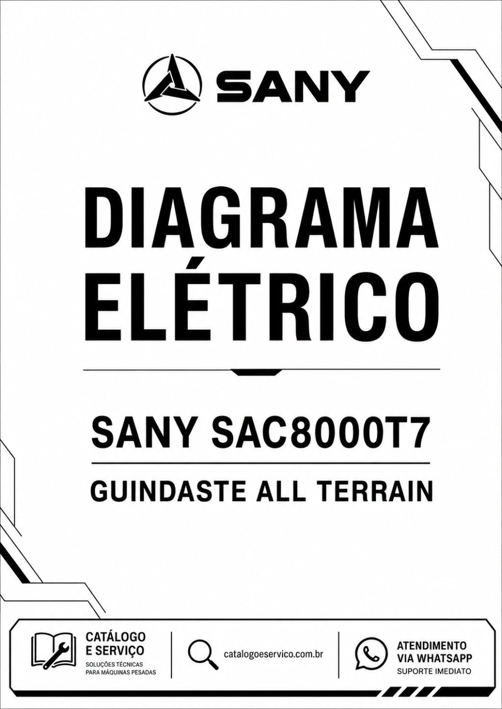 Diagrama Elétrico Sany SAC8000T7 - Guindaste All Terrain