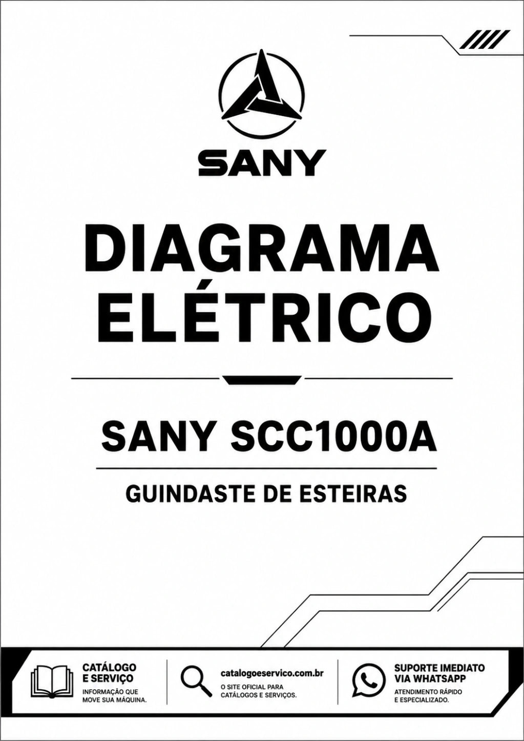 Diagrama Elétrico Sany SCC1000A - Guindaste de Esteiras