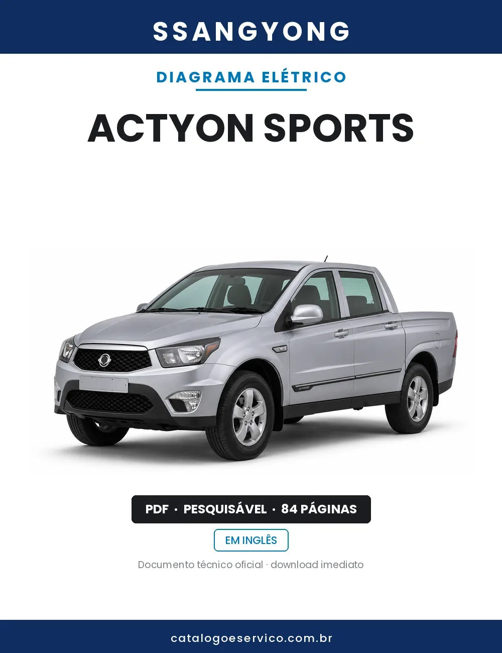 Diagrama Elétrico SsangYong Actyon Sports — capa